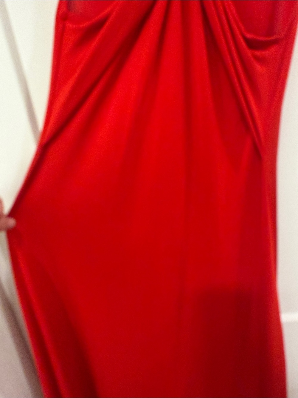H&M Beautiful Red Long Dress - Picture 7 of 7
